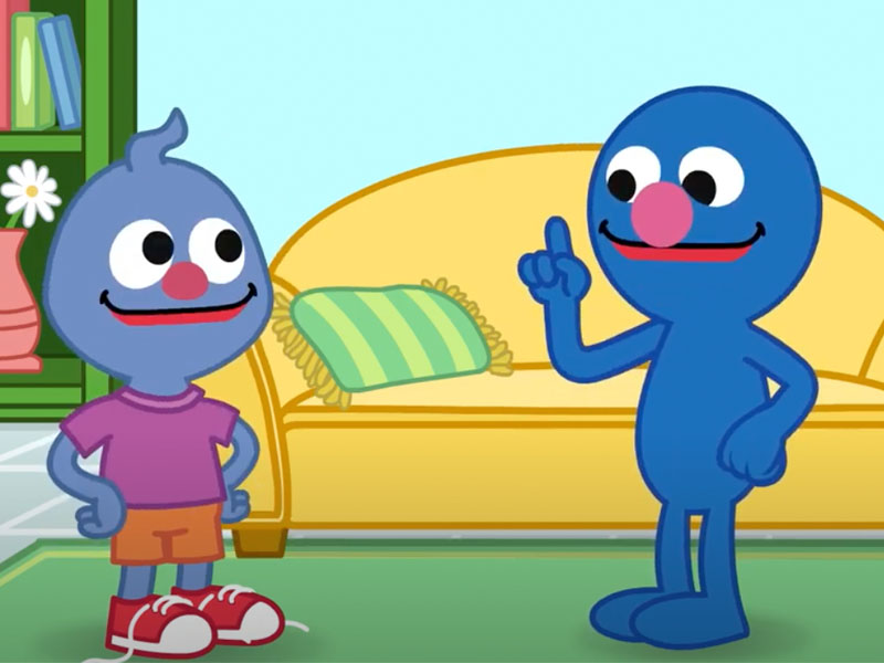 Grover y un amigo 